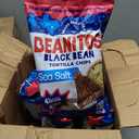 Beanitos Black Bean Chips - Original Sea Salt - (6 Pack) 5 oz Bag - Black Bean Tortilla Chips - Vegan Snack with Good Source of Plant Protein and Fiber Best By: 05/25/2026
