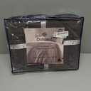 DOLLCENT 100% Cotton Twin Size Blanket for Bed, Premium Soft Combed Lightweight Blankets, Washed Breathable Cozy Bed Throw Blanket, Grey Twin Cotton Blankets for All Season: Grey (66"x90")