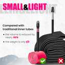 Ridenow 2-Pack Bike Inner Tube for 700/18C-28C, 700/18C-32C,700/28C-38C with 45/65/85 mm Metal &TPU Presta Valves for Road Bikes, Super Light Puncture Resistant (Include Patch Repair Kits)
