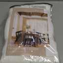 90 Inch Pinch Pleated Linen Curtains 2 Panel Set for Living Room Cream Natural Thick Linen Textured Drapes 90 Inches Long Pinch Pleat Drapes Birch Ivory Semi Sheer Curtain for Dining Bedroom Office