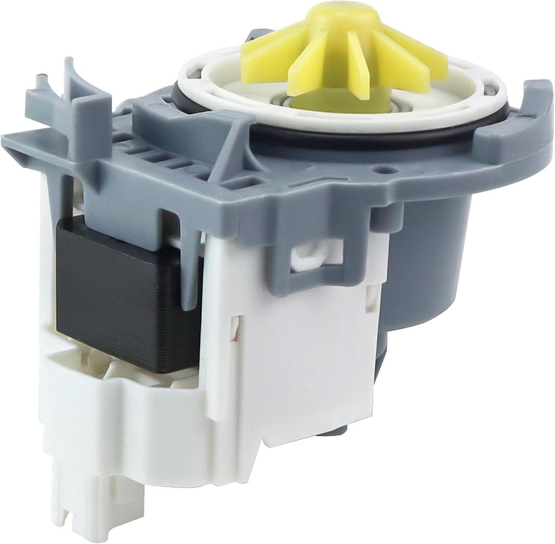 Upgraded W10876537 Dishwasher Drain Pump Fit for Kenmore Whirlpool may-tag Dishwasher, Replaces W10724439, W10876537VP,AP6004843, PS11738151, 4454971, EAP11738151, W10876537 Drain Pump by AMI PARTS