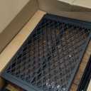 Furologee Kitchen Bakers Rack with Hutch, Coffee Bar Station 4 Tiers, Microwave Oven Stand with 6 S Hooks and Pegboard, Kitchen Microwave Rack for Spice Organizer Workstation, Rustic Brown 22"