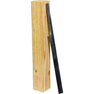 Architectural Mailboxes 23" Height, No Dig, 4x4 Wooden Pine Post Insert with Anchor Kit for Slip Over Posts