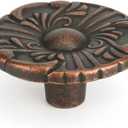 20 Pack Antique Copper Cabinet Pulls Copper Cabinet Knobs Antique Vintage Dresser Drawer Hardware 1-2/5 Diameter