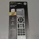 GE 4-Device Universal Remote Control, Designer Series, Brushed Nickel/Silver, 33709