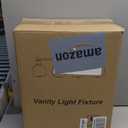 2025 Upgrade 4-Light Bathroom Light Fixtures, Black and Gold Bathroom Lights Over Mirror with Clear Glass Globe Shade, Vanity Lights for Bathroom Kitchen Living Room Hallway Cabinet Bedroom Porch