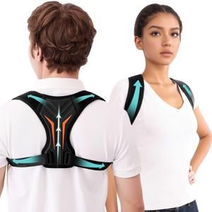 Zrughno Posture Corrector Back Brace for Women and Men Upper Support Straightener Scoliosis Spine for Work Instant Shoulder Hunchback Straps Thoracic Adjustable Belt Upright Correction (X-Large)