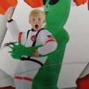 Morph Kids Astronaut Inflatable Alien Costume, Blow Up Alien Outfit, Aliens Blow Up Costume Kids, Inflatable Costumes