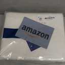 Bedsure 100% Washed Cotton Duvet Cover Oversized Queen - Natural White Minimalist Cotton Duvet Cover Linen Like - GentleSoft Plain Simple Bedding (Natural White,Oversized Queen, 98"x98")