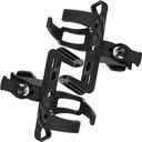 2 Pack Bike Bottle Holder, Universal Bicycle Water Bottle Cage Holder, Water Cup Holder for Bike Stroller Walker, Adjustable Mountain Bike Drink Cup with 360 Degree Rotating for Cycling MTB Black.