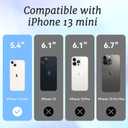 for iPhone 13 mini Case, Party Time Collage Pattern with Girly Pink Cocktails, Military-Grade Drop Protection, Girly Pink Soft Slim TPU Protective & Camera Protection for Women Girls