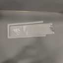 DK177 Diatomite Fast Drying Faucet Mat for Kitchen Sink, Water Absorbing Stone Tray, Faucet Splash Guard for Bathroom Counter, White, 23.6" x 4"