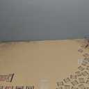 Folding No-Assembly Freestanding Dog Gate with Door,32" Heights Foldable Pet Fence,96" Extra Wide Accordion Puppy Folding Playpen for Doorways,House,Stairs (4 Panels,Black)