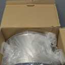 6.5L Dog Water Bowl No Spill 1.6 Gallon Stainless Steel Water Bowl for Dogs 220oz Large Capacity No Splash Slow Drinking Feeder with Anti-Slip Mat for Messy Drinkers