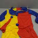 Halloween Child's Clown Costume Kids Baby Jumpsuits Toddlers Dress Up with Clown Nose and Clown Hat, 8-12 Years Old