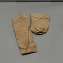 Amazon Basic Care Medical Compression Stockings, 20-30 mmHg Support, Women & Men Thigh Length Hose, Open Toe, Beige, Small (Previously NuVein)