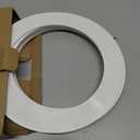 8 Pack Gloss White Goof Trim Ring for 8" Inch Recessed Can Lighting Down Light, Outer Diameter 8.6 Inches, Inner Diameter 6.2 Inches