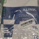 ALINK 500-Pack Clear Plastic Drinking Straws, Individually Wrapped Plastic Disposable Straight Party Straws - 7.75" x 0.23"