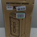 Karaoke Machine for Adults, Portable Bluetooth Speaker with 2 Wireless Microphones, Portable PA System with Disco Lights for Big Party, Outdoor, Ideal Gifts for Family, Music Lover