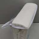 PlushDeluxe Premium Bamboo Mattress Protector  Queen Size, Waterproof, & Ultra Soft Breathable Noiseless Washable Bed Mattress Cover for Comfort & Protection - White