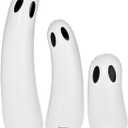 FUNBOY Standing Ghost Halloween Dcor (3 Pack)  Freestanding Indoor/Outdoor Spooky Decorations for Lawn, Porch, or Entryway