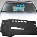 Dash Cover for Toyota Prius 3th Gen XW30 2010-2015, Non-Slip Car Dashboard Cover Carpet Blocks UV Rays Protector Internal Accessories