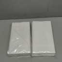 White Plastic Reusable Luminary Bags, Christmas Luminaries for Outdoors, Wedding, Birthday, Halloween, Thanksgiving(Not Include Light) (40pcs)