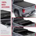 CAPSER Silverado 1500 5.8FT Soft Tri Fold Tonneau Cover Fits 2019-2026 Chevy Silverado 1500/GMC Sierra 1500 69.9Inch Truck Bed