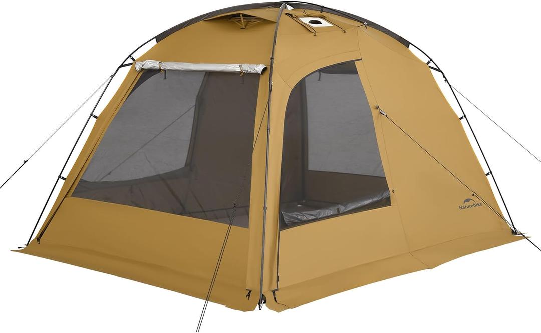 Naturehike Dune Hot Tent with Stove Jack,Double Layer 4 Season Tent,Waterproof 2-3 Person Tents for Camping (2 Person)