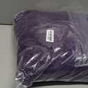 Przemy Fluffy Runner Rug for Bedroom Living Room, 2x6 Feet Dark Purple Shag Area Rugs, Soft Fuzzy Carpet for Bedside Nursery Kids Room College Dorm, Plush Throw Rug for Home Decor