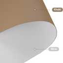Leather Table Cover,1.8mm Thick,30x48 Inch Desk Cover,Large Desk Mat,Table Protector,Table Cover Protector,Dining Table Cover Protector,XL Desk Mat(Khaki+Silvery,30x48)