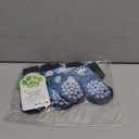 EXPAWLORER Anti-Slip Dog Socks-Double Sides Grips Traction Control on Hardwood Floor,Dog Shoes for Hot/Cold Pavement,Best Paw Protector,Prevents Licking,for Puppy Small Medium Large Senior Dogs (Small (6 Count), Blue)