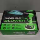 Leaf Blower Cordless, Handheld Leaf Blower with 2 X 4.0Ah Battery and Charger, 6 Speed Modes, Lightweight Blowers for Lawn Care, Patio, Yard, Dust,Blowing Leaves,Snow (Green)