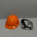 Bullard 3-Rib S61 Cap Style Safety Hard Hat with 4-Point Ratchet Suspension and Cotton Brow Pad (Orange)