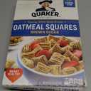 Quaker Oatmeal Squares Breakfast Cereal, Brown Sugar, 21oz Family Size Box