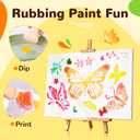YPLUS Rainbow Scratch Art for Kids, Creative Squeegee Painting Kits, DIY Rainbow Scratch Paper, Magic Kids Crafts with Rubbing Game, Birthday Gifts for Girls Boys 5 6 7 8 9 10