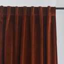 Roslynwood Luxury Soft Rust Velvet Curtains 90 inches Long Back Tab Thermal Insulated Blackout Window Drapes for Living Room/Bedroom/Dining Room, W52 x L90, 2 Panels