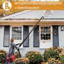 Upgraded Universal Gutter Cleaning Tools for Leaf Blowers with Adjustable Angle Hook Tube, Compatible with Blower Brand Black & Decker, Husqvarna, Poulan, Craftsman, Ryobi, Toro, Murray, Worx, etc