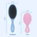 Wet Brush Detangling Brush, Original Detangler Brush (Sky) - Wet & Dry Tangle-Free Hair Brush for Women & Men - No Tangle Soft & Flexible Bristles for Straight, Curly, & Thick Hair