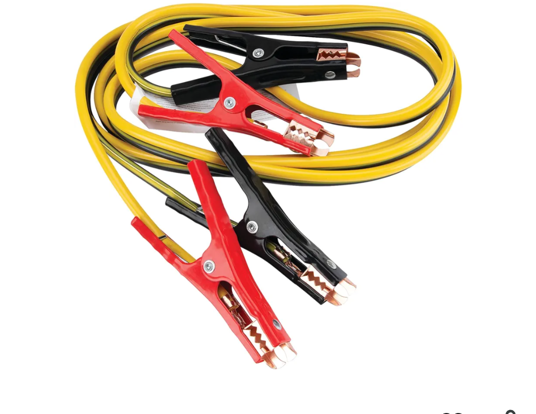 Performance Tool W1671 8GA x 12' (300 AMP) Jumper Cables - Heavy Duty Booster Cables with Copper-Clad Aluminum Wire for Cars, Trucks, and SUVs