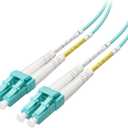Cable Matters 40Gb OFNP Plenum Rated Multimode Duplex 50/125 OM4 Fiber Cable, LC to LC Fiber Optic Cable - 23ft / 7m
