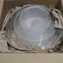 NPPLUS 3 Pcs Acrylic Cake Stand with lid, Clear Fillable Cake Tier, Round 3 Tier Cylinder Display Riser Display Box for Wedding Birthday Party Holiday Display