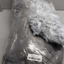 Dog Bed for Medium, Small Dogs Breeds, Deluxe Plush Dog Crate Beds, Comfy Kennel Pad, Pet Sleeping Mat, Waterproof, Removable and Machine Washable Cover & Non-Slip Bottom, 31"X25" Grey