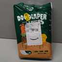 PAWPANG Disposable Dog Diaper Liners Booster Pads for Male & Female Dogs, 100ct, 5 Sizes Options, Doggie Diaper Inserts fit Most Types of Dog Diapers - Pet Belly Bands & Male Wraps, Medium (100ct) (Standard Pack)