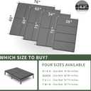 Bunkie Boards Full Size (75"x54"), 8mm Bed Boards to Stop Sagging