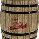 Yakimoto Wooden Barrel With Lid Food Storage Container Tea Canister Kitchen Storage Caddy For Tea Bag, Loose Tea, Flour, Coffee, Bean, Food Preserve