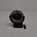 EasyAcc 10000mAh Clip on Fan Rechargeable, 8 inch Golf Cart Fan, Very Quiet, 37H Working Time, Strong Airflow, Digital Display, 5 Speeds, Battery Operated Desk Fan for Dorm Camping Travel