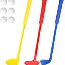 Plastic Mini Golf Clubs for Toddlers,Kids Golf Clubs Set,Outdoor/Indoor Golf Toys Christmas Birthday Present for Boys Girls, Small