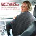 Comfytemp 12V/24V Car Electric Blanket for Back Soothing 17" x 33", 4 Heat Settings, 11 Auto-Off, Portable Mini Travel Blanket for Shoulders Neck Hip, Truck, SUV, Washable for Driver Men Women Winter