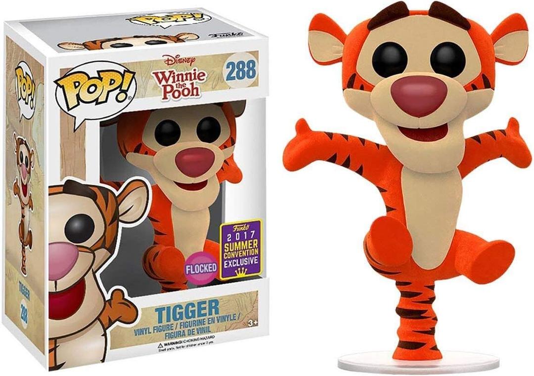 Funko POP! Flocked Tigger #288 (2017 Summer Convention Exclusive)
